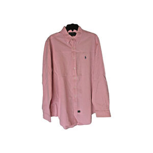 POLO COUNTRY Ralph Lauren Men's Pink L/S Oxford Shirt Sz XL